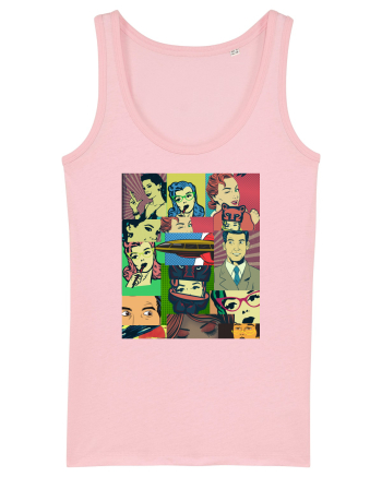 Pop Art  Cotton Pink
