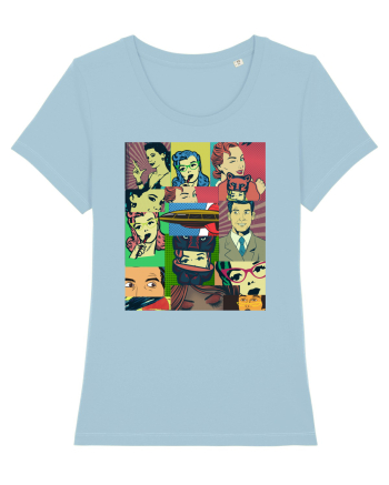 Pop Art  Sky Blue
