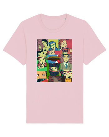 Pop Art  Cotton Pink