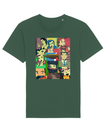 Pop Art  Bottle Green