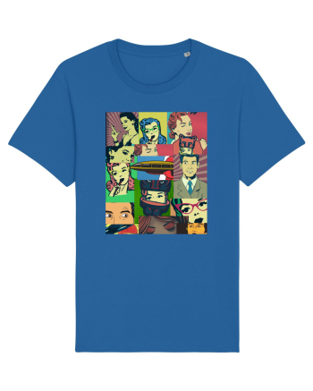 Pop Art  Royal Blue