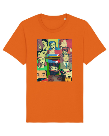 Pop Art  Bright Orange