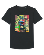 Pop Art  Tricou mânecă scurtă guler larg Bărbat Skater