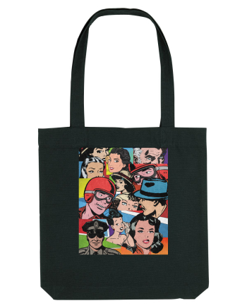 Pop Art  Comic Book Black