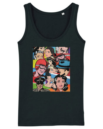 Pop Art  Comic Book Black