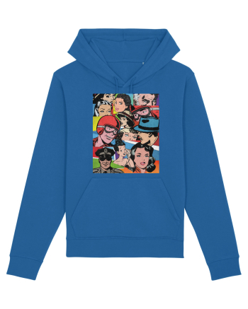 Pop Art  Comic Book Royal Blue