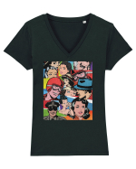 Pop Art  Comic Book Tricou mânecă scurtă guler V Damă Evoker