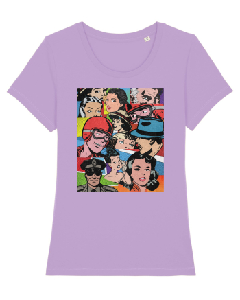 Pop Art  Comic Book Lavender Dawn