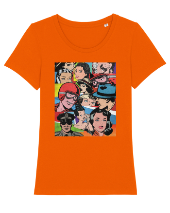 Pop Art  Comic Book Bright Orange