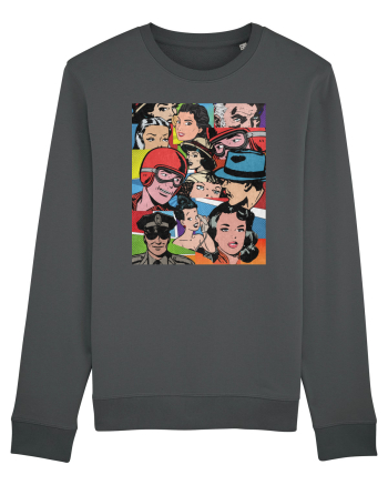 Pop Art  Comic Book Anthracite