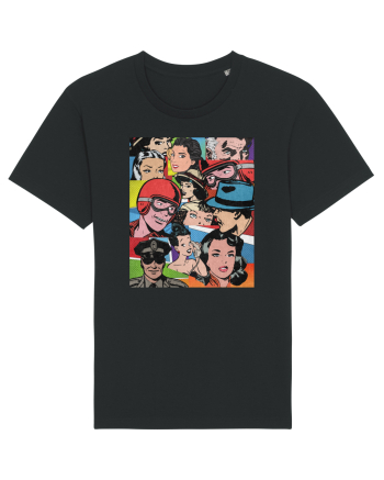 Pop Art  Comic Book Black