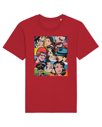 Pop Art  Comic Book Red