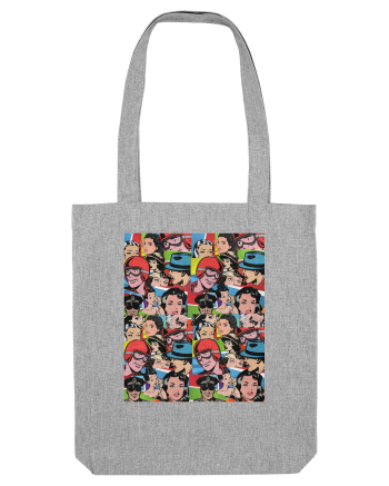 Pop Art  Comic Book Heather Grey