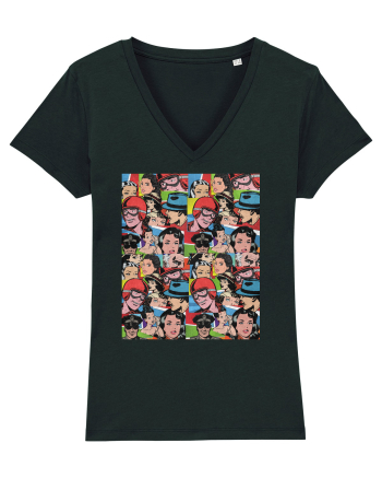 Pop Art  Comic Book Black