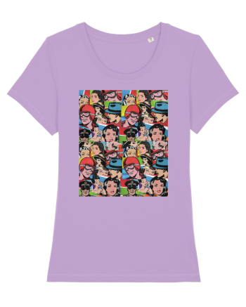 Pop Art  Comic Book Lavender Dawn