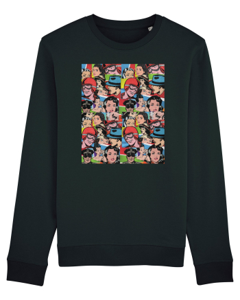 Pop Art  Comic Book Black