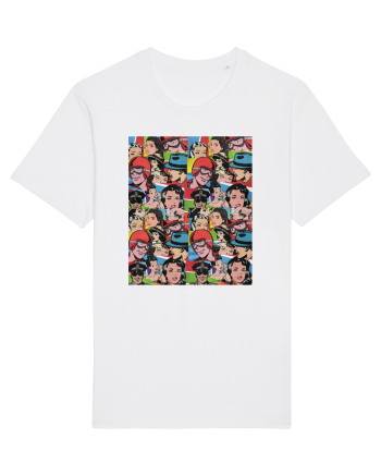 Pop Art  Comic Book White