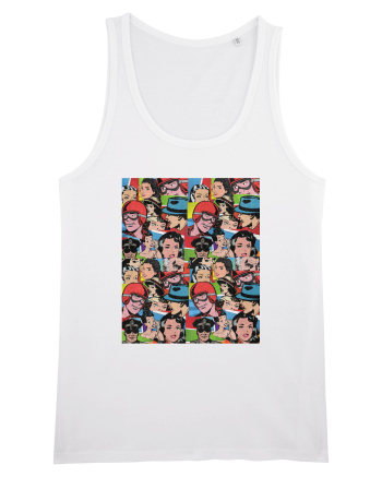 Pop Art  Comic Book White