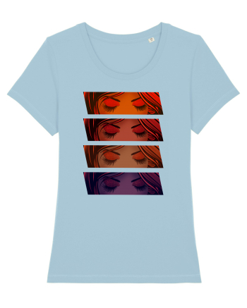 Pop Art  Comic Book Sky Blue