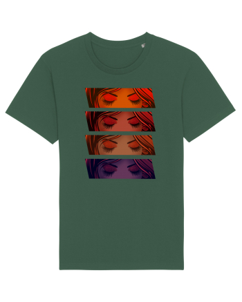 Pop Art  Comic Book Bottle Green