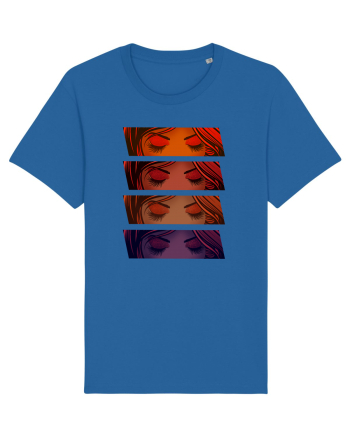 Pop Art  Comic Book Royal Blue