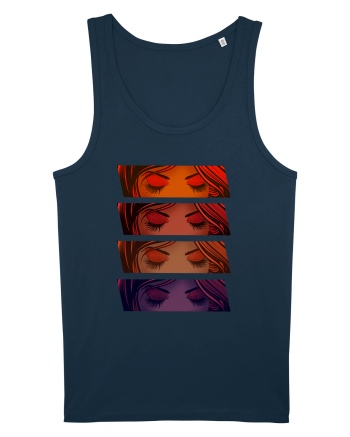 Pop Art  Comic Book Navy