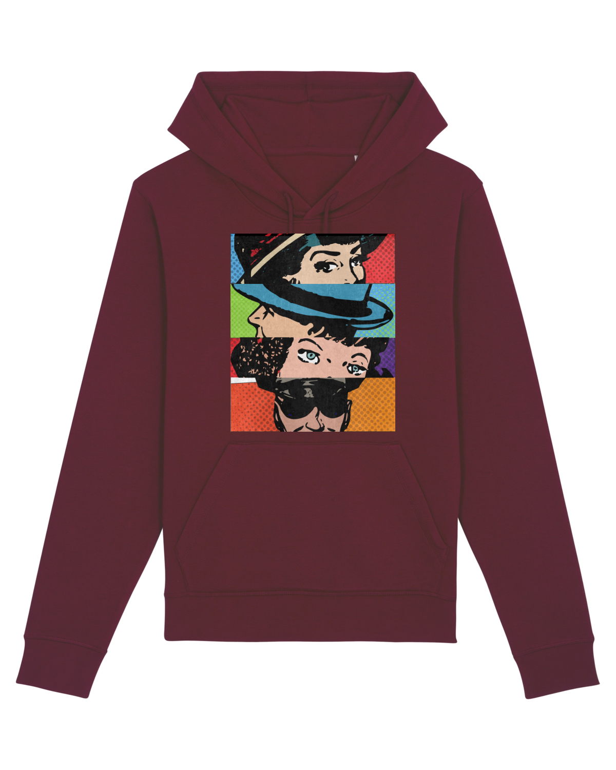 Hanorac Unisex Drummer Burgundy