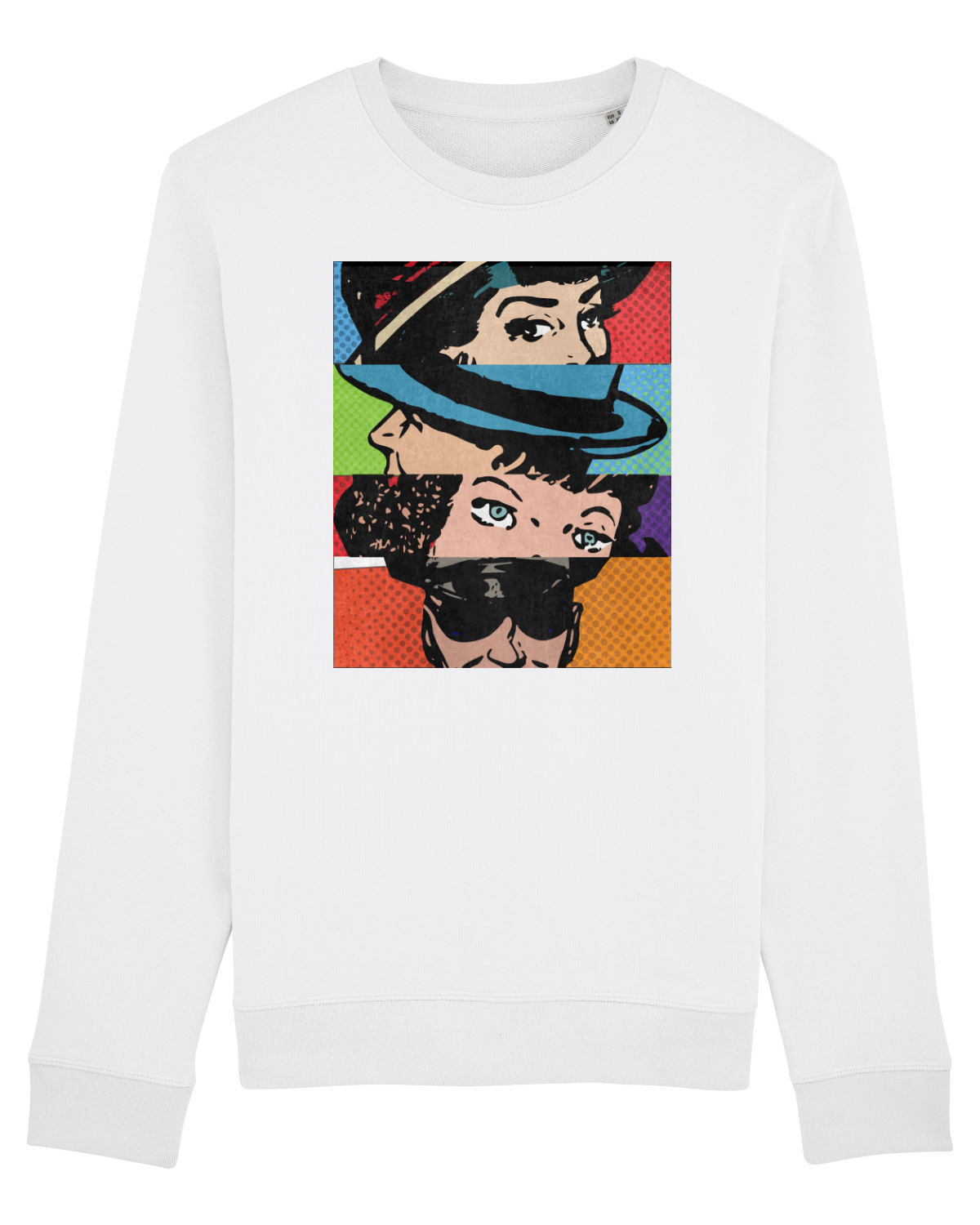 Bluză mânecă lungă Unisex Rise White