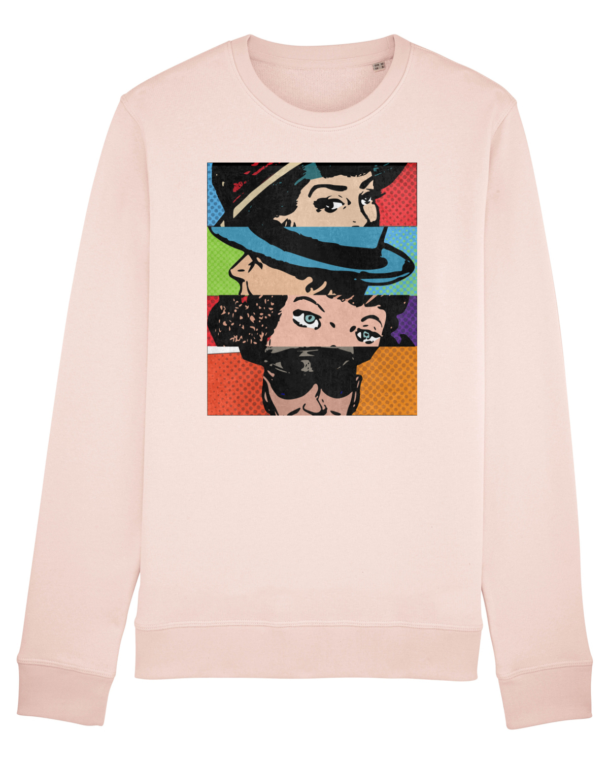 Bluză mânecă lungă Unisex Rise Candy Pink