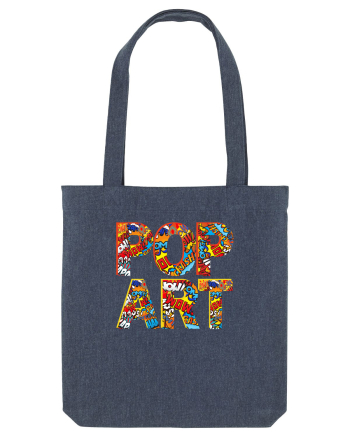 Pop Art  Comic Book Midnight Blue