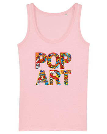 Pop Art  Comic Book Cotton Pink