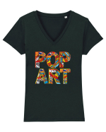 Pop Art  Comic Book Tricou mânecă scurtă guler V Damă Evoker