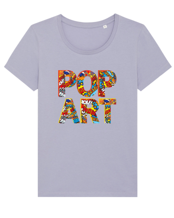 Pop Art  Comic Book Lavender