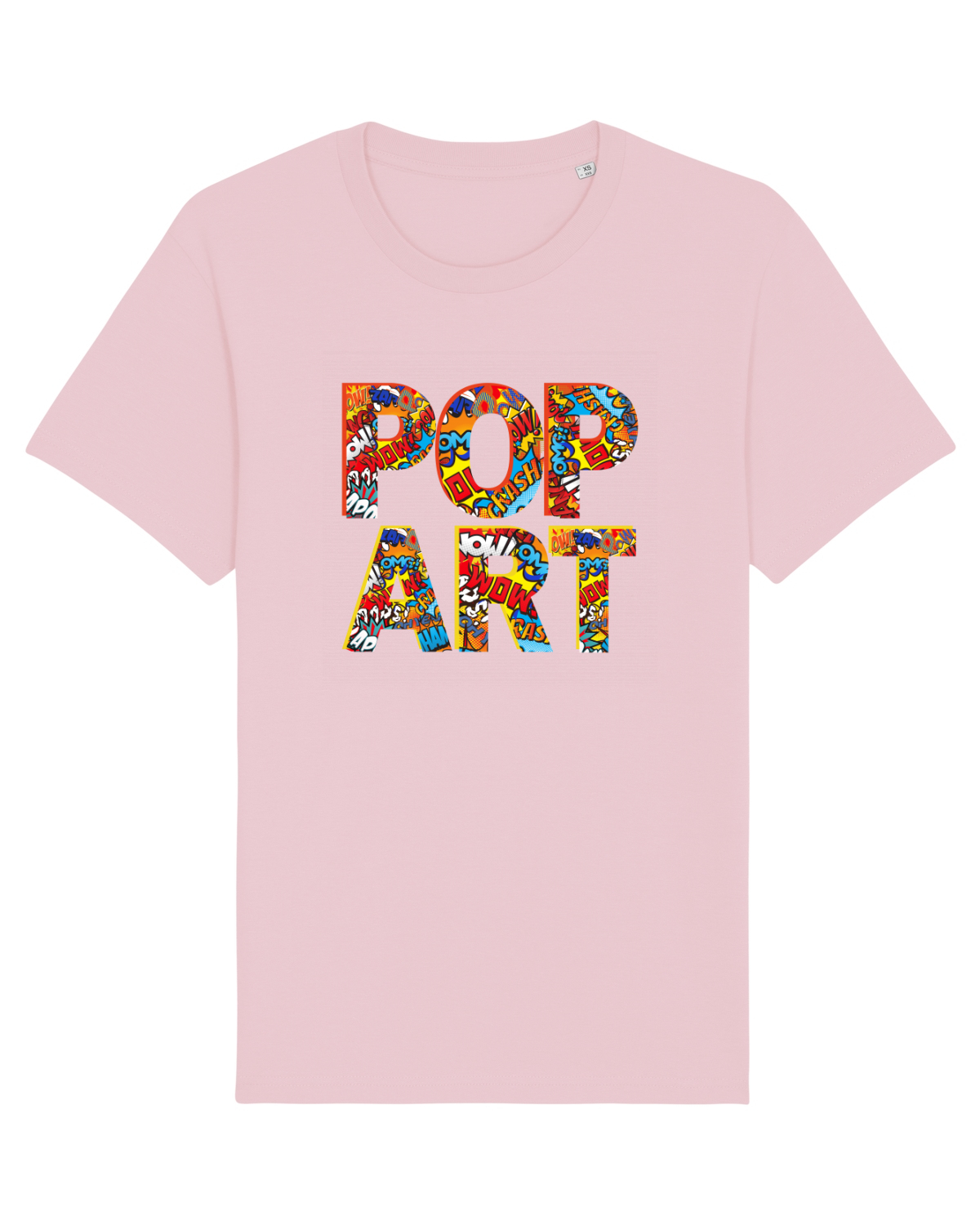 Tricou mânecă scurtă Unisex Rocker Cotton Pink