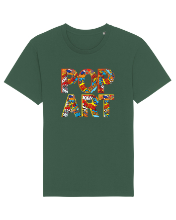 Pop Art  Comic Book Bottle Green