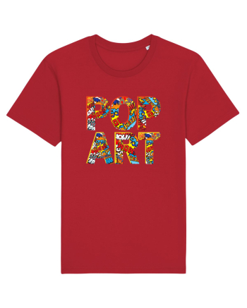 Pop Art  Comic Book Red