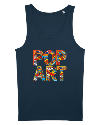 Pop Art  Comic Book Navy