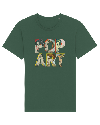 Pop Art  Comic Book Bottle Green