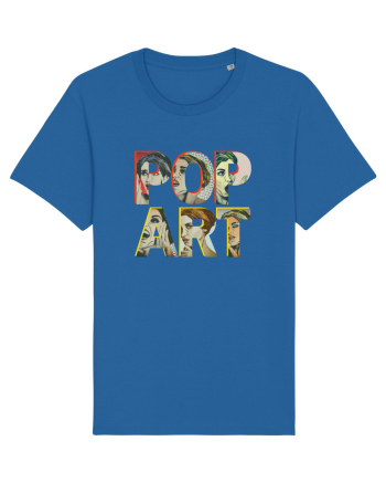 Pop Art  Comic Book Royal Blue