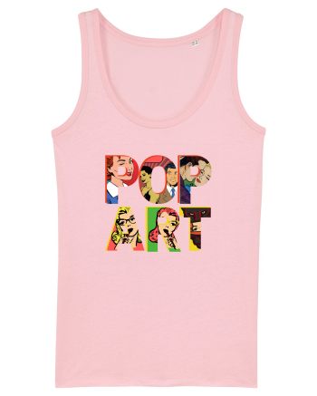 Pop Art  Comic Book Cotton Pink