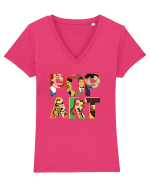 Pop Art  Comic Book Tricou mânecă scurtă guler V Damă Evoker