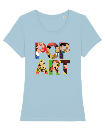 Pop Art  Comic Book Sky Blue