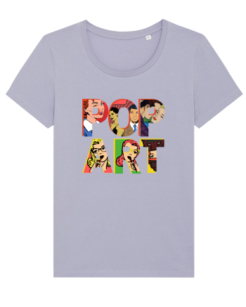 Pop Art  Comic Book Lavender