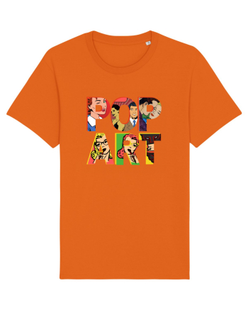 Pop Art  Comic Book Bright Orange