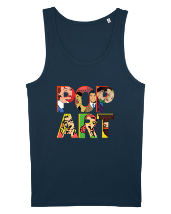 Pop Art  Comic Book Navy