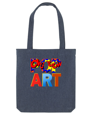 Pop Art  Comic Book Midnight Blue