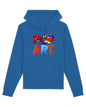 Pop Art  Comic Book Royal Blue