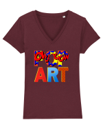 Pop Art  Comic Book Tricou mânecă scurtă guler V Damă Evoker