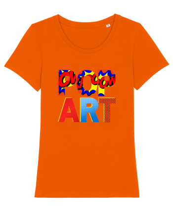 Pop Art  Comic Book Bright Orange