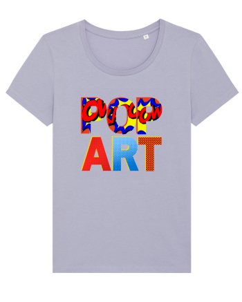 Pop Art  Comic Book Lavender